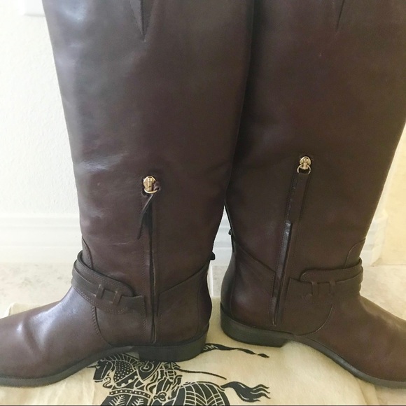 Authentic Burberry leather biker boots 37 6.5 - Picture 7 of 10